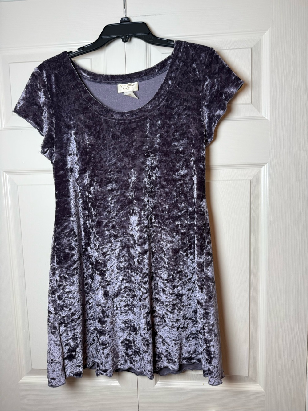 Victoria's Secret vintage gold label crushed velvet mini dress